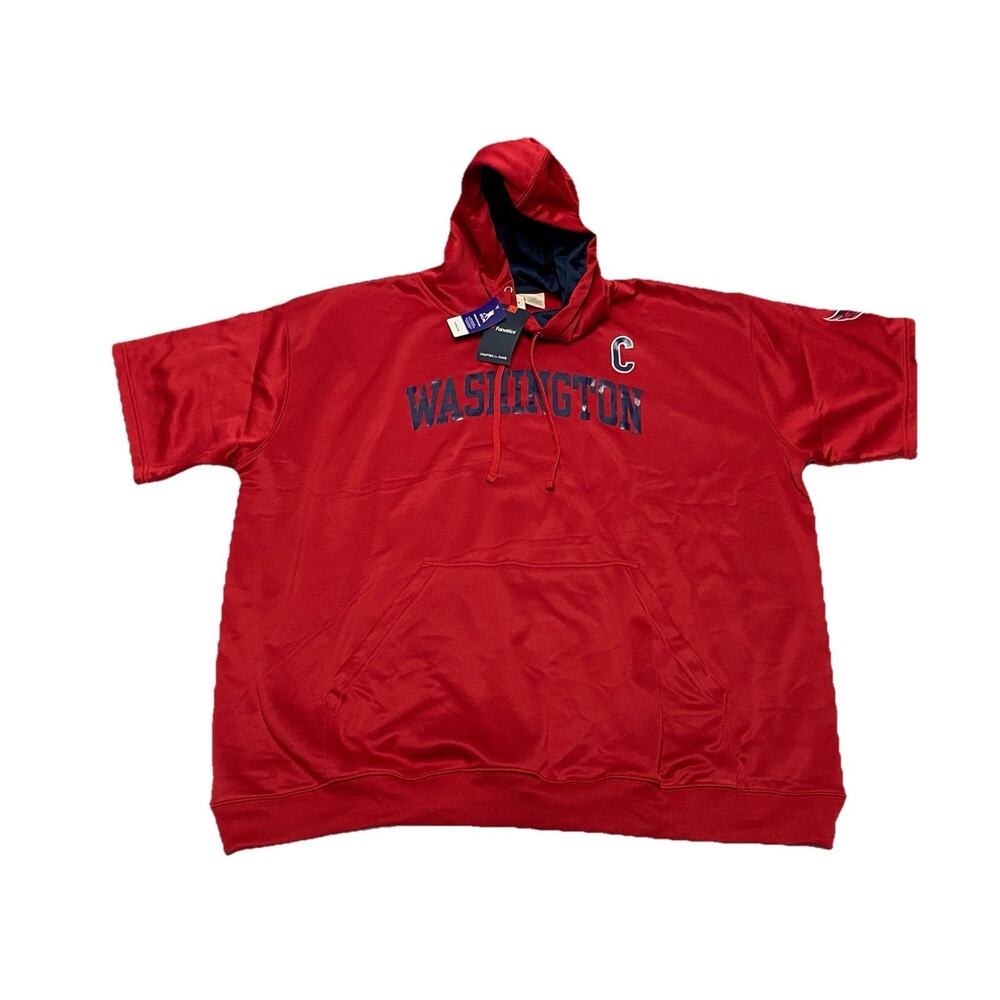 NWT Men's Washington Capitals Alexander Ovechkin Fanatics Red Hoodie Size 5XL